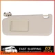 LEFT Beige Tan Driver Side Sun Visor With Vanity Light for 2006-2012 Toyota RAV4