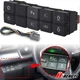 Dashboard Dash Control LED Push Button Switch For Honda Civic CR-V HR-V Accord