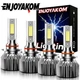 For Toyota Sienna 2004-2010 White 6000K LED Headlights High Low Beam Bulbs 4Pcs