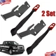 2 Set Rear Quick Latch Release Kit Black Strap For Ford Super Duty 150/250 Seat 