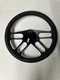 BILLET STEERING WHEEL CHEVY PU 1970-73 4 SPOKE BLACK