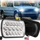 130W 7x6" 5x7 LED Headlight Halo Bulb For Mazda Pickup B2000 B2200 B2600 1986-93