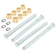 Door Hinge Pins & Bushing Set 2 Door 4 Pins For Chevy GMC C/K Trucks 1988-2002