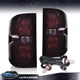 Fit For 2014-19 Chevy Silverado 1500 Pair Smoke Tail Lights Brake Lamps w/ Bulbs