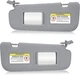 Pair Driver & Passenger Side Sun Visor For Hyundai Veloster 2012 2013 2014 2015