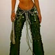 Women Waist Chain Long tassel Luxury Fashion Metal Show Party Body Chain 91001