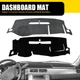 Black Cover Dash Mat Dashboard Pad For 2007-2013 Chevy Silverado Suburban Tahoe