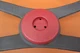 1970's Camaro Chevelle Nice Original GM Red 4 Spoke Steering Wheel NK4 Horn Cap