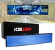 ICBEAMER 9.4" Car Rear View Mirror, HD Blue Tint, Panoramic Wide Angle Convex...