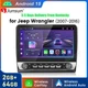 For Jeep Wrangler JK 2007-2016 10.1"Carplay Android 15 Car Radio 2+64GB GPS Navi