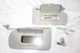 00-06 Nissan SENTRA Sunvisors w/ Sun Visor Clips DUAL Mirrors GRAY One LIGHT