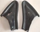 1962-1963 Ford Thunderbird Black Dash Pad End Cap Cover Trim, OEM Left & Right