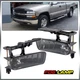 Fit For 99-02 Chevy Silverado 00-06 Suburban Tahoe Lens Fog Light Lamp Smoke
