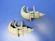 👍👍 TWO HOOKS 02 03 04 05 DODGE RAM Roof Hanger Hook Coat 5HT25TRMAD 2002-2005