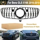 Chrome GT Front Grille For 2016 2017-2019 Mercedes GLS X166 GLS450 Bumper Grill