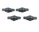 TOYOTA TACOMA 2005-2021 OEM  Bed Rail Tie-Down Cleats 58461-04030 4 Pack