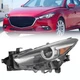 for 2017 2018 Mazda 3 Headlight Assembly - LED Headlamp w/LED DRL w/Bulbs Left