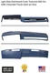 Light Blue Dashboard Cover Textured ABS Fits GMC Chevrolet Trucks Dash w/ Glue