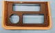 🔥02-06 Cadillac Escalade Radio Dash Trim Bezel with Clock  Tan/woodgrain