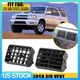 2PCS Front Air Vent Center Dash AC Grille Trim Black For 1996-2002 Toyota Tacoma