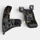 2022-2025 VOLKSWAGEN TAOS Rear Left Side Bumper Guide Mount Bracket Set Oem