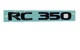 FITS LEXUS RC350 PEARL BLACK REAR EMBLEM 15 16 17 18 19 2020 2021 2022 2023 2024