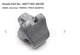 (1) BNIB OEM / Genuine 98-11 Honda Sun Visor Holder 88217-S01-A01ZD Pale Quartz