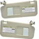 NEW for 2006-2012 Toyota Rav4 Sun Visor Driver Passenger set (tan)