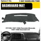 Car Dashmat Cover Dashboard Dash Mat Pad Carpet For 1997-1998 Chevrolet C/K Gray