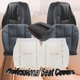 For 2007-2014 Chevy Silverado 1500 2500 3500 HD Front Leather Seat Cover Black