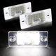 FIT 2003-2010 PORSCHE CAYENNE 955 957 WHITE 18-SMD LED LICENSE PLATE LIGHTS