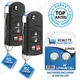 2 For 2005 2006 2007 2008 Mazda 6 Sedan RX-8 Keyless Entry Flip Remote Key Fob