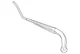 Genuine Honda Wiper Arm 76600-TVA-A01