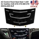 1 Lamp control AC seat heat for Cadillac CUE ATS CTS SRX XTS ESCALADE ELR NEW US