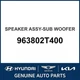 2011-2015 Kia Optima Speaker Assembly-Sub Woofer OEM New 963802T400
