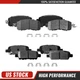 Front & Rear Ceramic Brake Pads Kit for Nissan Altima LEAF 2014 2015 2016 2017