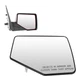 Mirror Glass Chrome Convex for 06-10 Ford Explorer Passenger Side