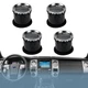 4PCS HVAC Air Vent Dash AC Vents Cover Kit Fits 2004-2008 Ford F150 8L3Z19893BA