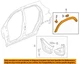 GM OEM 15-22 Trax Quarter Panel Exterior Trim-Wheel Opng Mldg 95298242