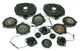 2011-2016 bmw f10 550i 535i 528i sedan speaker tweeter audio sound set of 13