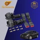 For All Toyota RAV4 Rear Seat Belt Kit Black Retractable Safety Belts 2PCS