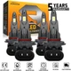4x 9005 9006 LED Headlight Bulbs Kit Hi&Low Beam For 2004-2010 Toyota Sienna