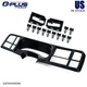 Fit For 1999-2002 Chevy Silverado GMC Sierra Truck Double DIN Dash Kit Black