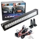 21" 120W White + Amber Yellow Dual Color LED Light Bar Kit For Offroad Truck SUV