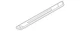 Genuine Audi Door Trim Sill Plate Insert 8W6-947-417-A-9B9