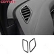 For Volkswagen ID.4 21-23 Carbon Fiber Steel Dashboard L&R Air Outlet Vent Cover