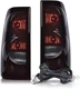 Tail Lights Smoke Compatible with 99-06 Chevy Silverado 1500 2500/01-06 Silverad