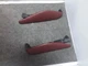 Left & Right Front Center Console Trim Pad Set Chateau Red 2011 BMW X6 E71 
