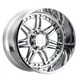 22" Hostile H124 Lunatic Armor Plated 22x10 8x6.5 -25mm For Chevy GMC Ram Ford