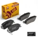 Rear Semi-Metallic Heavy-Duty Disc Brake Pad Set for 18-25 Nissan Leaf Qashqai